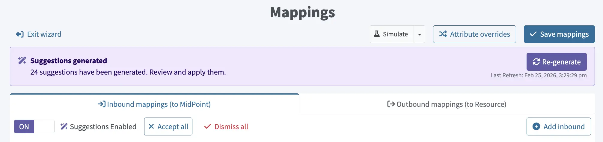 mapping simulation