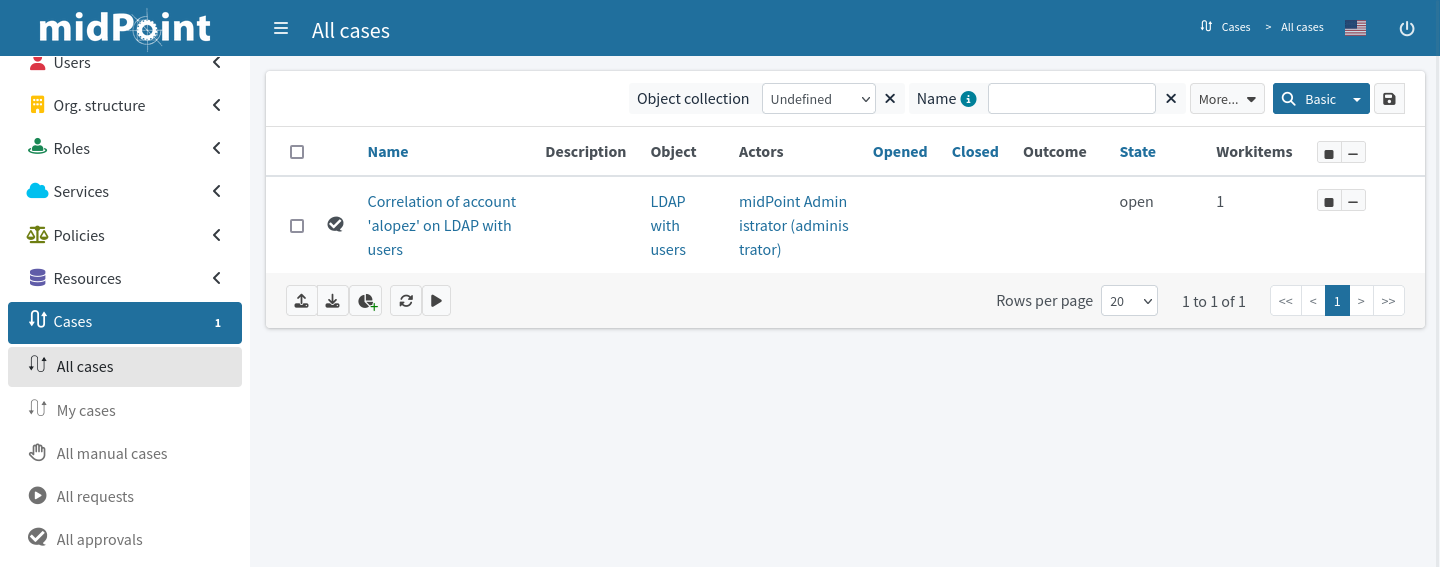 correlation case list