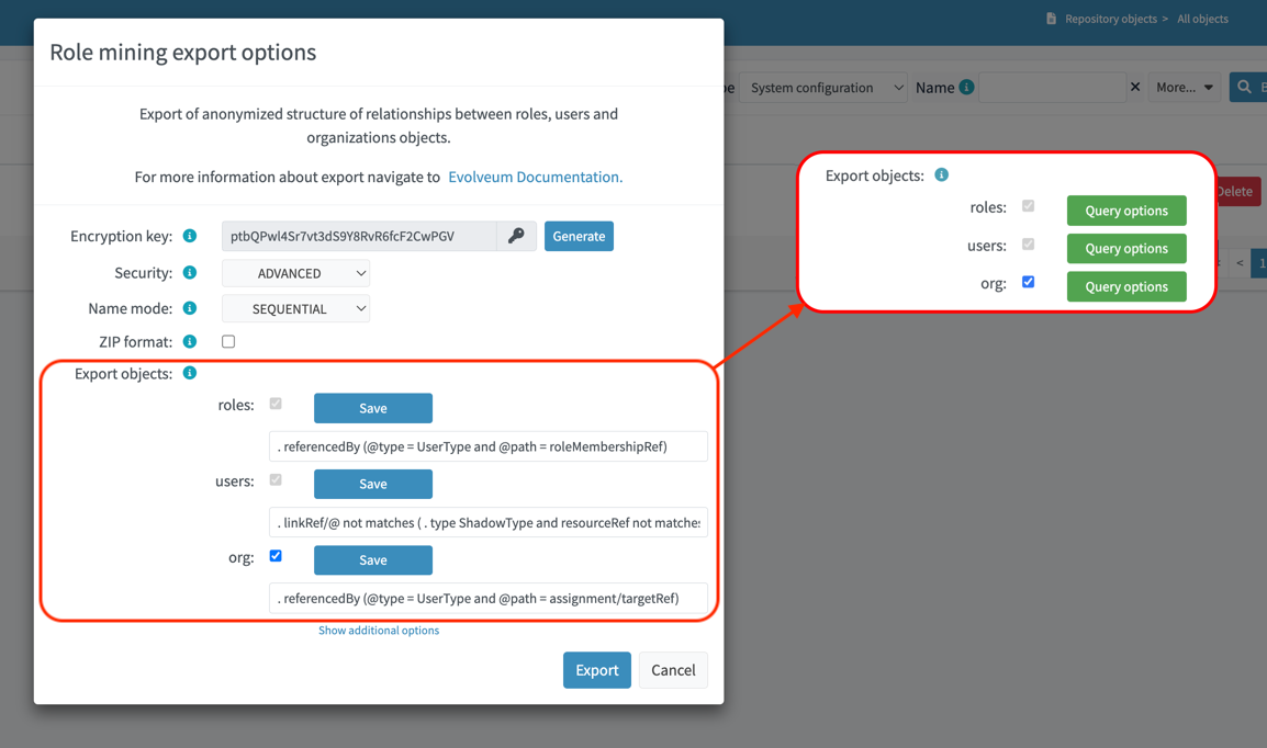 Role mining location