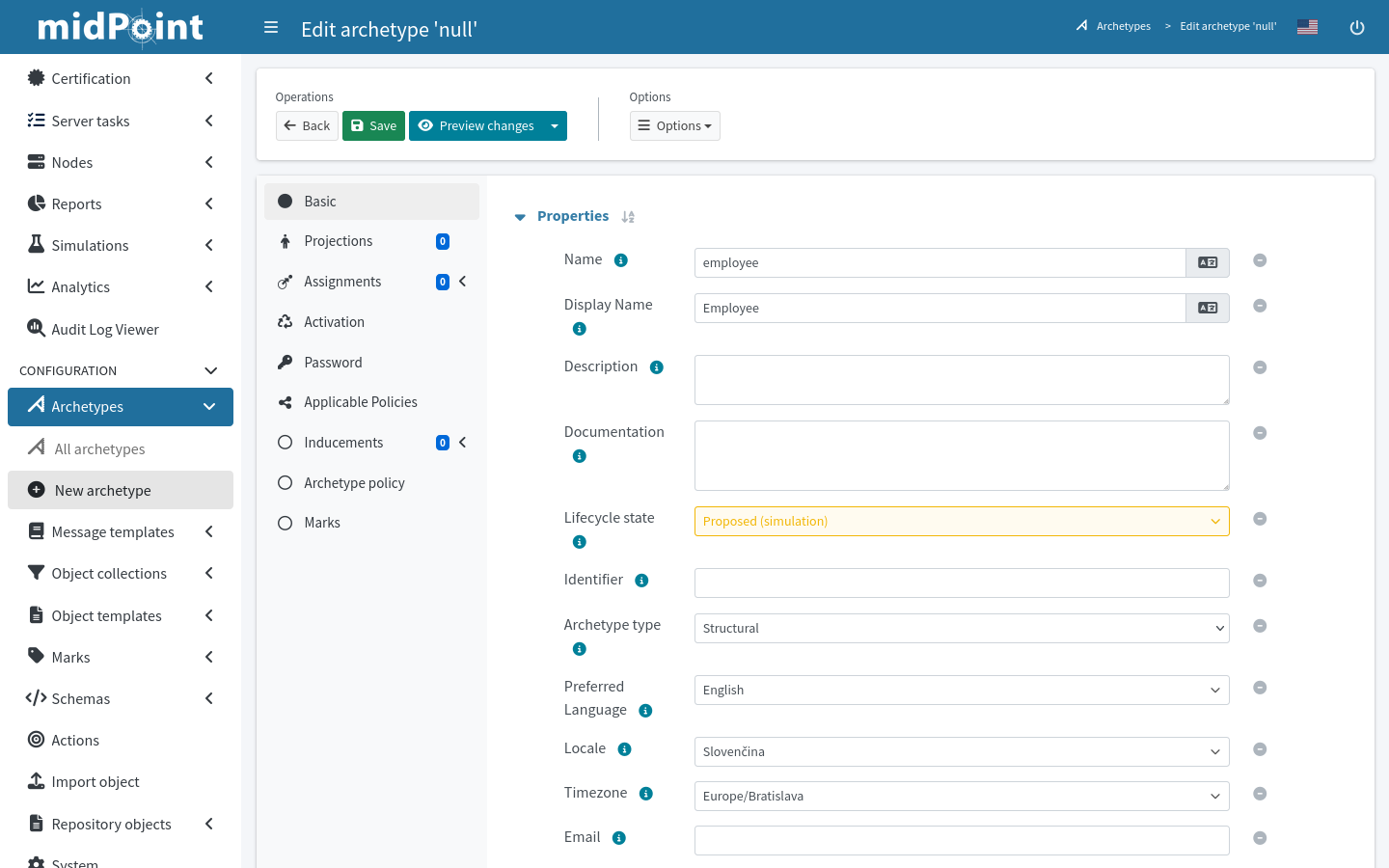 Creating a new archetype