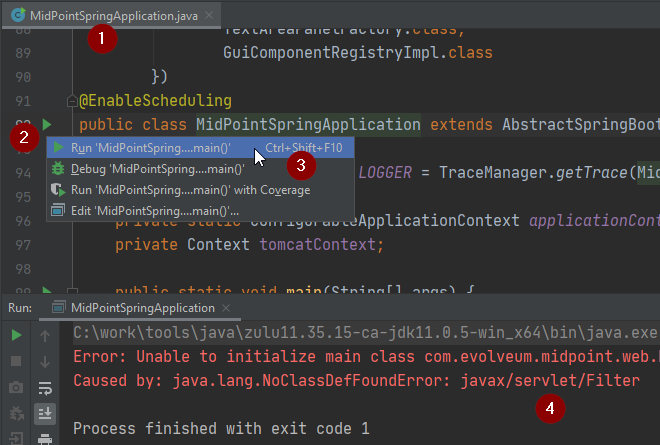 mp idea first midpoint run
